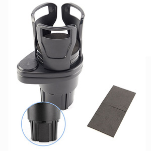 Porte-gobelets double rotatif à 360 degrés antidérapant pour véhicule avec accessoire automobile multifonctionnel - Product Image 3