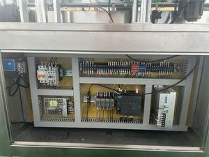 Tự động vòng nhựa thủy tinh mỹ phẩm dầu ăn rượu vang phẳng chai Sticker dán nhãn máy - Product Image 6