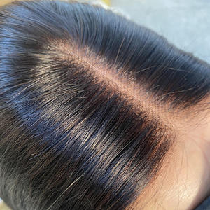 Perruque sans colle en cheveux humains, prête à porter, pré-épilée, pré-coupée, perruque complète HD Lace sans colle, fermeture en dentelle 4.5x6, perruque en cheveux naturels sans colle - Product Image 2