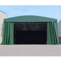 Hangar de garage pliant portable de haute qualité abri de stationnement de voiture mobile rétractable tente push-pull