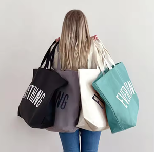 Bolsa de Compras de Lona de Algodón para Supermercado o Playa, Varios Tamaños, en Promoción - Product Image 6