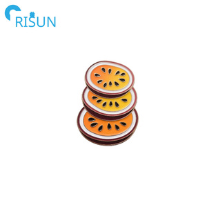 Usine personnalisée Passion passionnée <span class=keywords><strong>Kiwi</strong></span> Fruit émail épinglette Logo personnalisé propre <span class=keywords><strong>Kiwi</strong></span> plante breloques émail broche Badge broche - Product Image 2