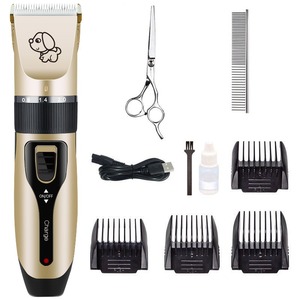 Tondeuse électrique C6 pour animaux de compagnie, kit de coupe-ongles et ciseaux pour chats et chiens, rasoir pour animaux - Product Image 4