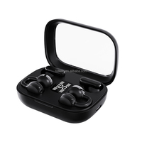 Q10 2 in 1 Nirkabel BT 5.4 Hifi Stereo TWS Ear-Clip Earphone Headphone untuk Penggunaan Sehari-hari Kasual Mini Peredam Kebisingan Earbuds Headset