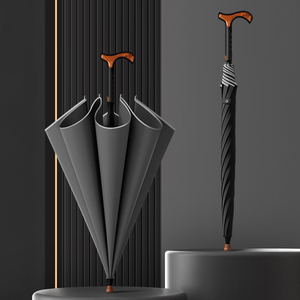 <span class=keywords><strong>Canne</strong></span> de marche télescopique réglable, <span class=keywords><strong>parapluie</strong></span> droit semi-automatique avec protection solaire, antidérapant, durable, manuel, moderne, 8k - Product Image 1