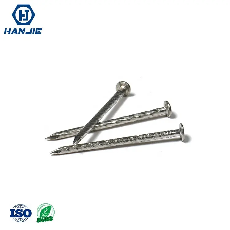 Factory Direct Sale High Quality Stainless Steel Flooring Pallet Twisted Furniture Nails