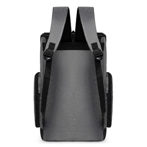 Fashion <b>Backpack</b> For Men Women 15 Inch <b>Laptop</b> Business Travel College Student Outdoor Gray Black Style J26 - Product Image 3