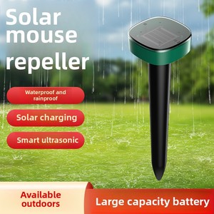 도매 4팩 360도 초음파 태양광 동물 퇴치기 태양광 + 충전식 배터리 친환경 ABS 소재 새 퇴치기 - Product Image 2