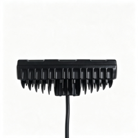 Nouvelle barre lumineuse de travail LED mini en aluminium moulé sous pression de 6,3 pouces, 60W, 4320lm, 6000K, IP67, 12-48V, lampe auxiliaire de conduite tout-terrain pour voiture et chariot élévateur