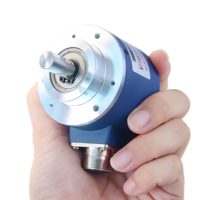 Encodeur incrémental Yi Feng W58S10, axe de 10 mm, montage sur axe solide, alimentation DC5V/8-24V, communication RS485, protection IP56, 5000 tr/min max.