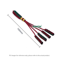 Matériaux de bricolage pour pendentifs de perles, accessoires de franges pour marque-pages à pompons, cordon de suspension, pendentif de bijoux culturels