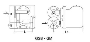 رافعة الكرة العائمة نوع الصمامات فخ لإدارة المياه وأنظمة الصرف الصحي - Product Image 3