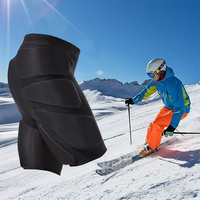 Shorts de protection rembourrés pour hommes et femmes, pour le ski et le snowboard, protection des fesses et des hanches, coupe ajustée