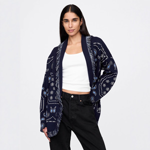 2025 <span class=keywords><strong>autunno</strong></span> <span class=keywords><strong>inverno</strong></span> nuovo Cardigan oversize ampia vestibilità lunga e Casual maglia maglia maglia maglia camicia/camicetta da <span class=keywords><strong>donna</strong></span> - Product Image 5