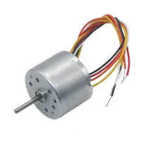 Moteur CC sans balais micro 12V/24V 4500-9000 tr/min, haute vitesse, PWM réglable CW/CCW, 2418 avec driver intégré, aimant permanent, usage domestique