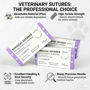 Suturas Personalizables de Monofilamento PGCL, Sintéticas, Mo, PGA, Catgut, <span class=keywords><strong>PDS</strong></span>, Poliglecaprona <span class=keywords><strong>25</strong></span> Absorbible para Veterinaria - Product Image 4