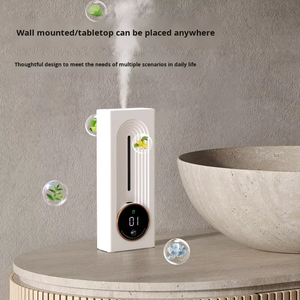 Diffusore di <span class=keywords><strong>Oli</strong></span> <span class=keywords><strong>Essenziali</strong></span> Wireless <span class=keywords><strong>con</strong></span> Luce Notturna, <span class=keywords><strong>Deodorante</strong></span> e Purificatore d'Aria per Soggiorno - Product Image 3