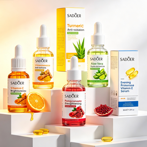 เซรั่มบำรุงผิวหน้า 30 มล. 5 สูตร วิตามินซี ขมิ้น ว่านหางจระเข้ ทับทิม วิตามินอี ช่วยเติมความชุ่มชื้น ผิวกระจ่างใส ต่อต้านอนุมูลอิสระ - Product Image 1