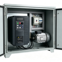 Convertisseur de fréquence monophasé OLU EV510A 2,2 kW 220 V pour la régulation de vitesse des moteurs AC à usage général