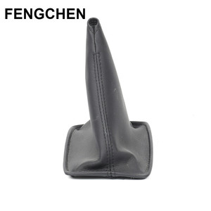 Couvercle de levier de vitesse en cuir noir pour voiture Toyota, ajustement ergonomique pour véhicules à transmission manuelle - Product Image 4