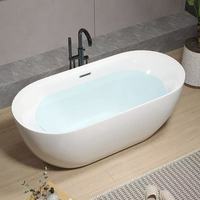 Baignoire autoportante en acrylique sur mesure, moulage monobloc sans joint, chauffage thermostatique intelligent à bulles, pour intérieur, directement de l'usine