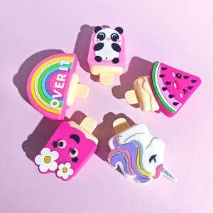 Bálsamo Labial Infantil Yueshunxing con Diseño de Gato <span class=keywords><strong>Unicornio</strong></span>, Mini Tubo de Bálsamo Labial Ecológico, Brillo Labial en Barra, Envase para Exfoliante Labial - Product Image 4