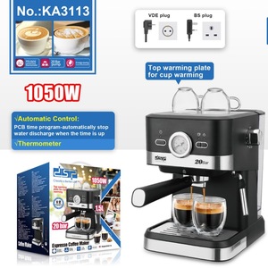 Cafetera Dsp de 20 Bares Semiautomática con Función de Espuma de Leche para Uso Doméstico en la Cocina - Product Image 4