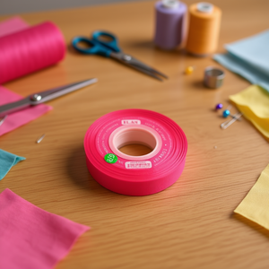 Nastro grosgrain Ilan 3,8 cm 15Y rosa per lavori artigianali e cucito - Product Image 2