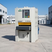 Machine à poncer le bois de qualité européenne CE, ponceuse à bande large, ponceuse à épaisseur, ponceuse-raboteuse
