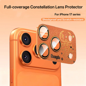 Protector de Lente de Cámara de Aleación de Aluminio para Celular Personalizado, Anti-Huellas, Anti-Arañazos, Radio 2D para 17 Pro Max Templado - Product Image 1