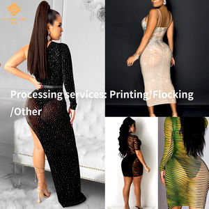 <span class=keywords><strong>4</strong></span> варианта, эластичные леггинсы из 90% нейлона, 10% Мягкого Тюля, спандекса, нижнее белье, прозрачная эластичная Тюлевая сетчатая ткань - Product Image 3