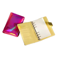 Personnalisé De Haute Qualité Pu En Cuir Budget 6 Anneau Liant Bureau Fournitures A5 A6 Liant Anneau Planificateur Portable