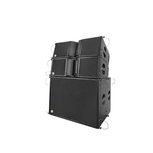 Vendita popolare sistema di distribuzione passivo Line Array altoparlante subwoofer + sistema audio professionale PA doppio line array da 8 pollici