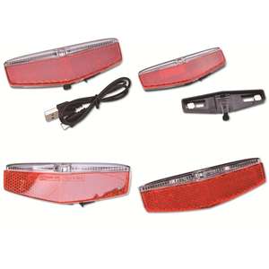 Luz trasera para bicicleta Filmer 40066 LED recargable con carga USB impermeable para ciclismo - Product Image 1