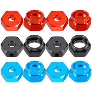 Juego de 4 Adaptadores de Rueda Hexagonales de Aleación de Aluminio con Rodamientos para <span class=keywords><strong>Tamiya</strong></span> DT02 1/10 <span class=keywords><strong>RC</strong></span> <span class=keywords><strong>Buggy</strong></span> Car Truck, Piezas de Mejora - Product Image 2