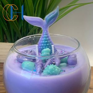 C & H tinh dầu hoa hồng thạch anh và thạch anh tím tinh thể đá quý sáp đậu nành tự nhiên nến thơm - Product Image 6