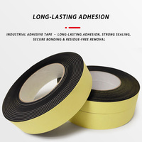 Cinta de espuma PET de una cara de grado industrial ligero al por mayor - Alta viscosidad, fácil de rasgar, 1-3 mm de grosor, 10 m de longitud de rollo para cartón