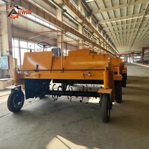 Composteur motorisé écologique à roues Porc Vache Poulet Fumier <span class=keywords><strong>Engrais</strong></span> organique Champignon Équipement de tournage pour l'agriculture - Product Image 3