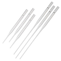 Verrerie de laboratoire Pipette de transfert en verre de 150mm de longueur 230mm Pipette Pasteur en verre borosilicaté