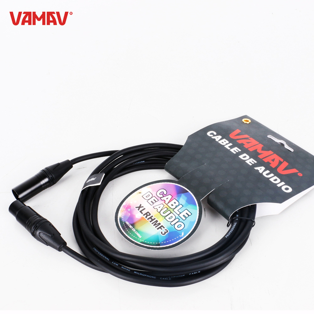 XLRHMF3 3M XLR Male to Female Audio Cable 20/0.12CCA 60 CCA OD6mm for Stage DJ Live Show PA Audio System Factory Direct OEM ODM