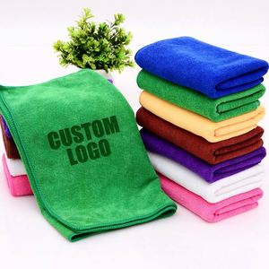 Toallas de Microfibra para Lavado de Autos al por Mayor, Paños Absorbentes de Agua, Gruesos y Multiusos, con Logotipo Personalizado - Product Image 1