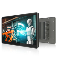 Panel PC Industrial de 15.6 Pulgadas con Windows 11 y Linux, Todo en Uno, Pantalla Táctil Industrial de Alto Brillo, Paneles LCD