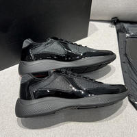 Chaussures de marche respirantes en cuir et maille pour hommes de marque de créateur, baskets de sport décontractées et tendance