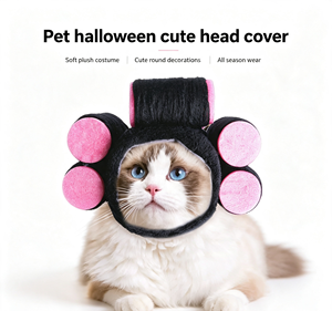 Chapeau <span class=keywords><strong>pour</strong></span> animaux de compagnie mignon et original, bandeau de cosplay <span class=keywords><strong>pour</strong></span> chats et petits chiens, idéal <span class=keywords><strong>pour</strong></span> les fêtes et les photos - Product Image 4