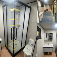 Maison conteneur préfabriquée moderne en acier pour jardin, 20/40 pieds, écologique, pour villa et appartement