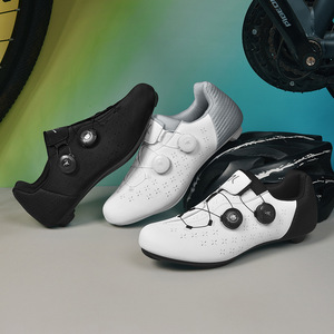 Nouvelles chaussures de cyclisme 2026 à double boucle pour hommes, semelle rigide, respirantes, sans système de blocage, pour VTT et vélo de route - Product Image 5
