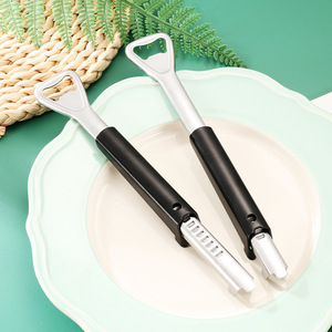 Stainless Steel Can <b>Opener</b> Bottle <b>Opener</b> Kitchen Tool With Non Slip Handle For Opening Cans And Bottles - Product Image 3