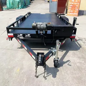 3500kg Car Hauler Trailer Flatbed Trailer Heavy Duty Car Trailers para la venta