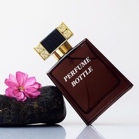 Flacon de parfum en verre vintage de luxe de qualité supérieure 50ml 100ml Flacon vaporisateur de parfum vide rechargeable avec boîte cadeau