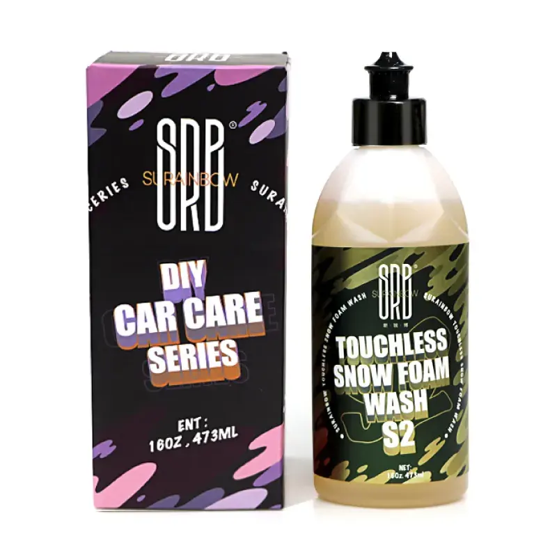 Surainbow Car Care Detailing Cleaner & Wash Foam Touchless Shampoo Snow Foam Car Wash Liquid Shampoo
